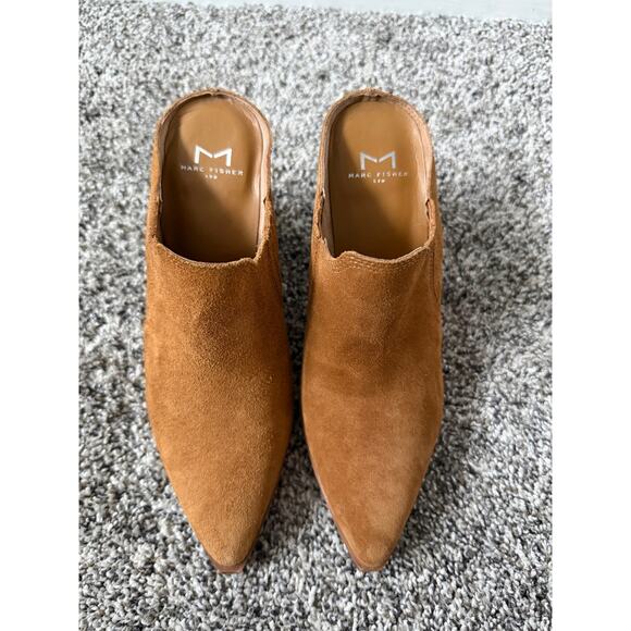 Marc Fisher Gabbi suede mule shoe women's size 7 - Picture 3 of 6